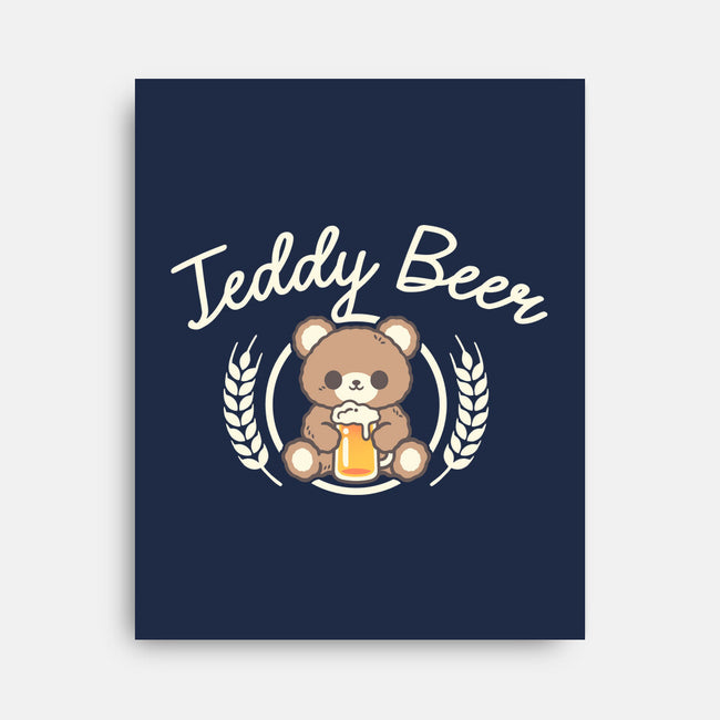 Cute Teddy Beer-None-Stretched-Canvas-NemiMakeit