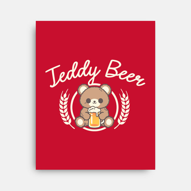 Cute Teddy Beer-None-Stretched-Canvas-NemiMakeit