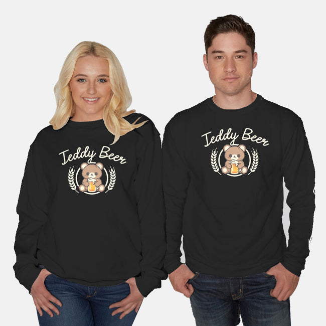 Cute Teddy Beer-Unisex-Crew Neck-Sweatshirt-NemiMakeit