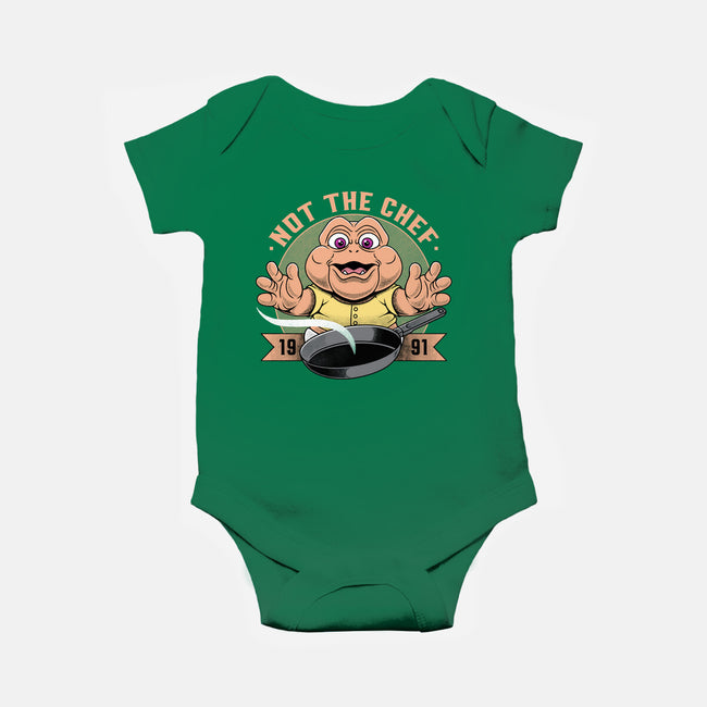 Not The Chef-Baby-Basic-Onesie-Alundrart