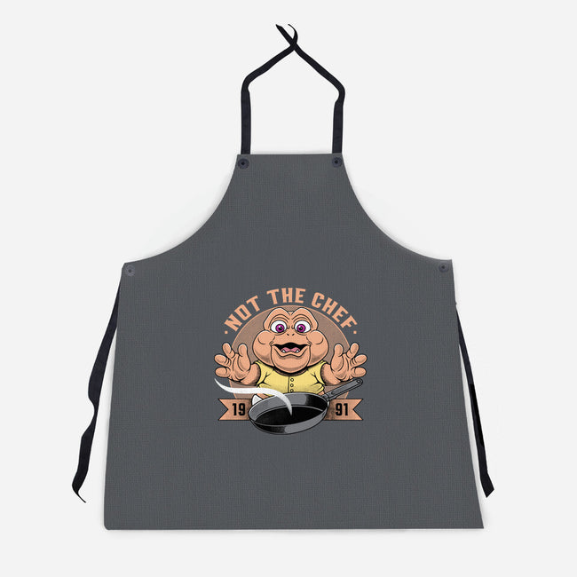 Not The Chef-Unisex-Kitchen-Apron-Alundrart