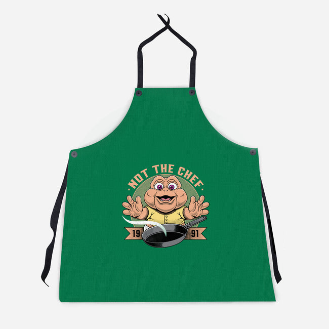 Not The Chef-Unisex-Kitchen-Apron-Alundrart