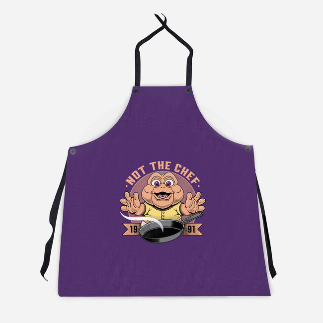 Not The Chef-Unisex-Kitchen-Apron-Alundrart
