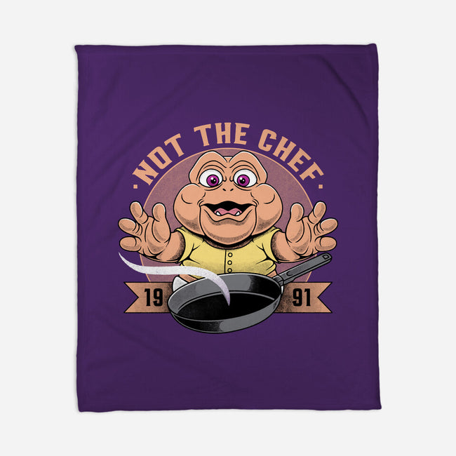 Not The Chef-None-Fleece-Blanket-Alundrart