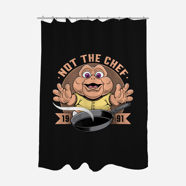 Not The Chef-None-Polyester-Shower Curtain-Alundrart