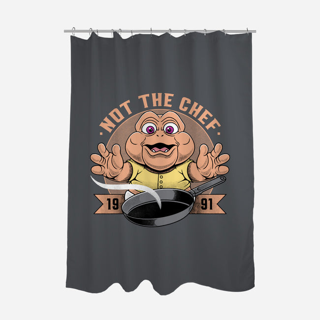 Not The Chef-None-Polyester-Shower Curtain-Alundrart