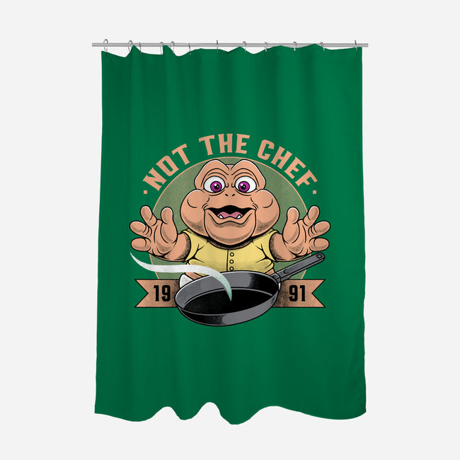 Not The Chef-None-Polyester-Shower Curtain-Alundrart