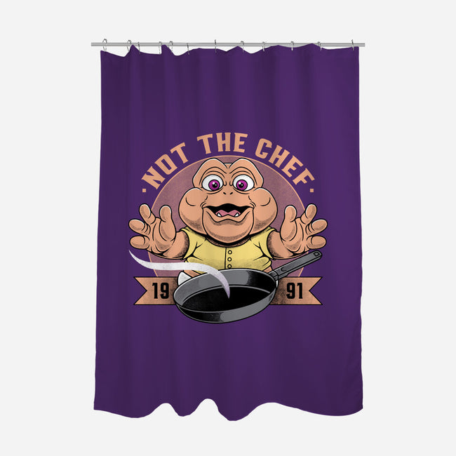 Not The Chef-None-Polyester-Shower Curtain-Alundrart