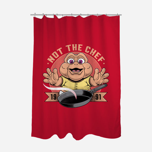 Not The Chef-None-Polyester-Shower Curtain-Alundrart