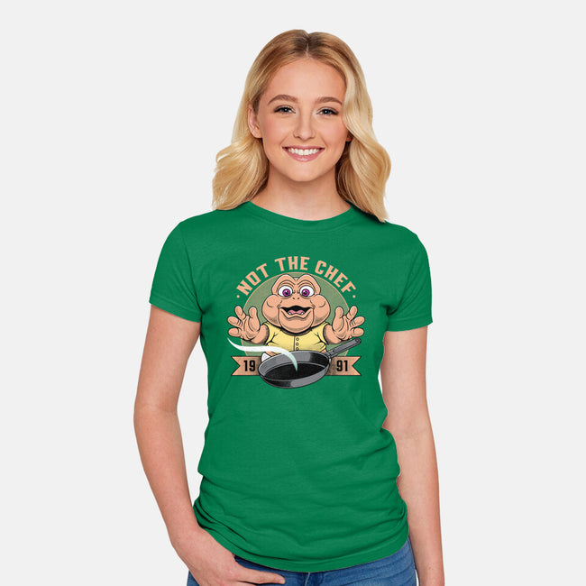 Not The Chef-Womens-Fitted-Tee-Alundrart