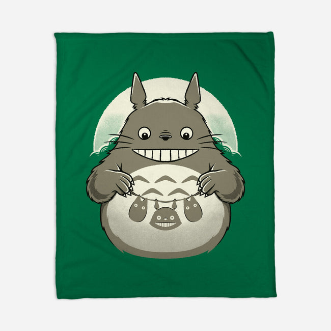 My Neighbor’s Forest Crafts-None-Fleece-Blanket-Alundrart