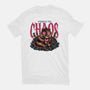 The Cat And The Chaos-Youth-Basic-Tee-glitchygorilla