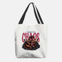 The Cat And The Chaos-None-Basic Tote-Bag-glitchygorilla