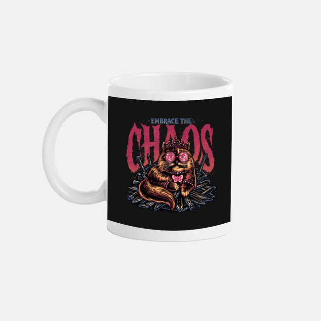 The Cat And The Chaos-None-Mug-Drinkware-glitchygorilla