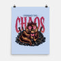 The Cat And The Chaos-None-Matte-Poster-glitchygorilla