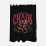 The Cat And The Chaos-None-Polyester-Shower Curtain-glitchygorilla