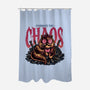 The Cat And The Chaos-None-Polyester-Shower Curtain-glitchygorilla