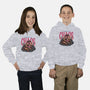 The Cat And The Chaos-Youth-Pullover-Sweatshirt-glitchygorilla