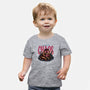 The Cat And The Chaos-Baby-Basic-Tee-glitchygorilla