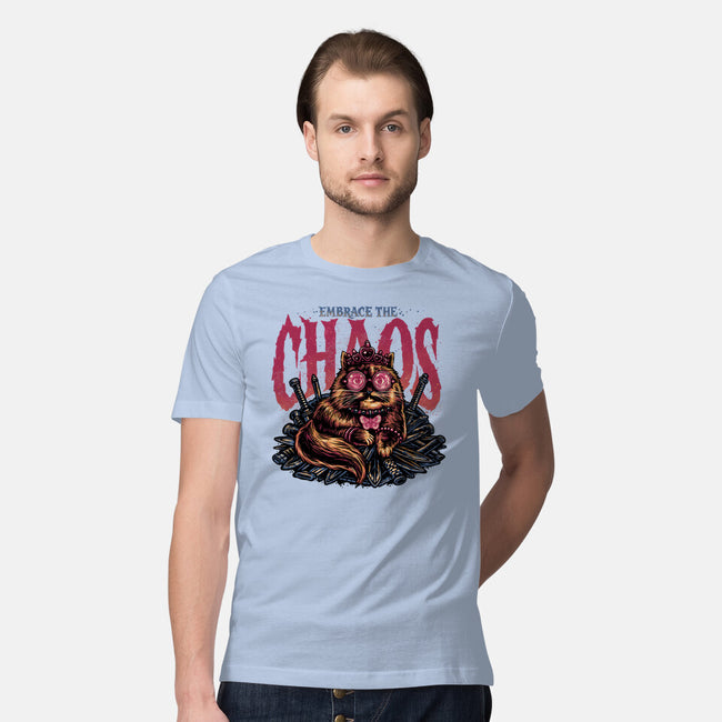 The Cat And The Chaos-Mens-Premium-Tee-glitchygorilla