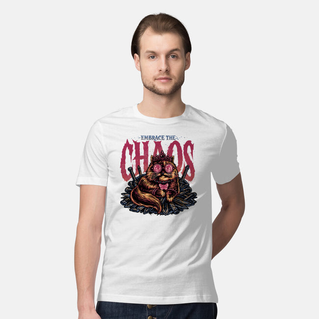 The Cat And The Chaos-Mens-Premium-Tee-glitchygorilla