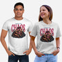 The Cat And The Chaos-Unisex-Basic-Tee-glitchygorilla