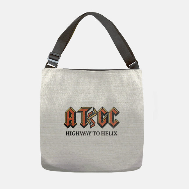 Highway To Helix-None-Adjustable Tote-Bag-kg07