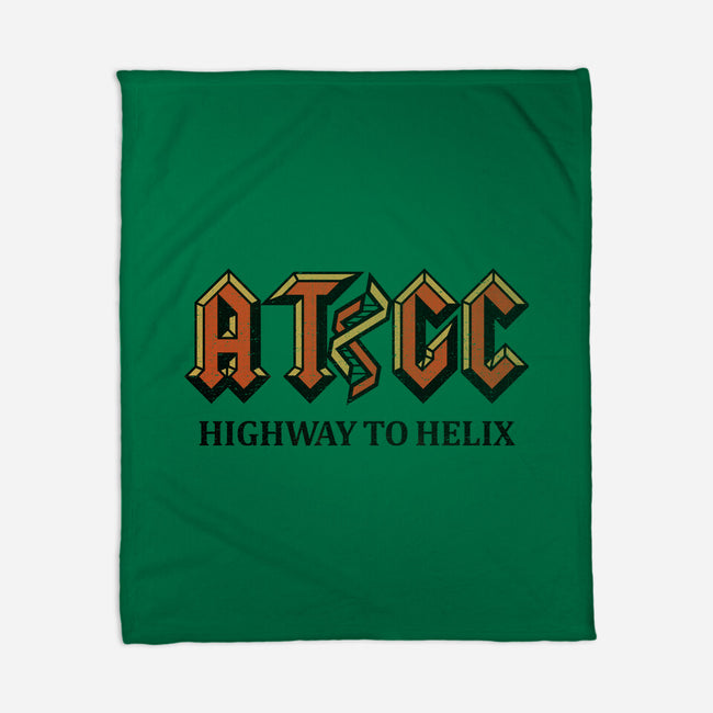 Highway To Helix-None-Fleece-Blanket-kg07