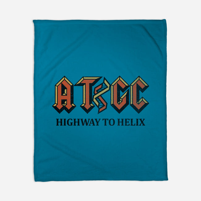 Highway To Helix-None-Fleece-Blanket-kg07