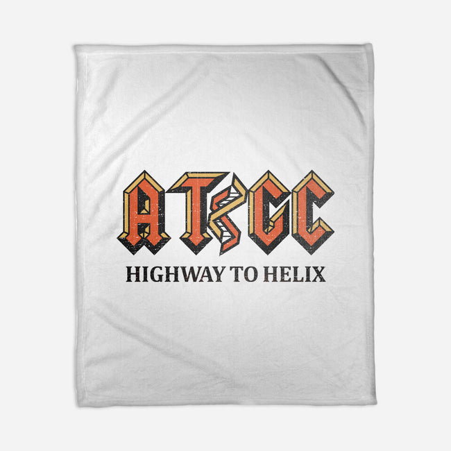 Highway To Helix-None-Fleece-Blanket-kg07