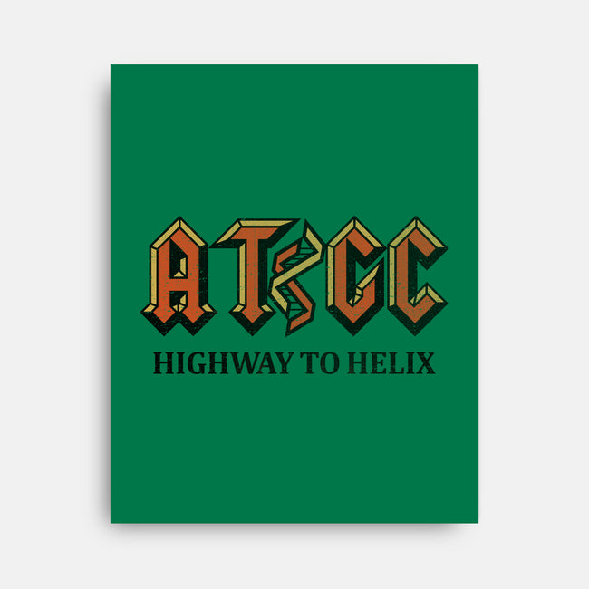 Highway To Helix-None-Stretched-Canvas-kg07