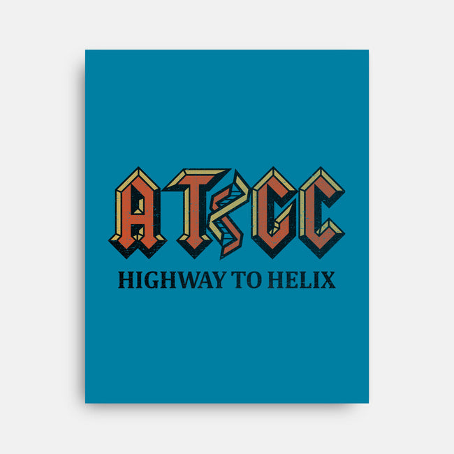 Highway To Helix-None-Stretched-Canvas-kg07