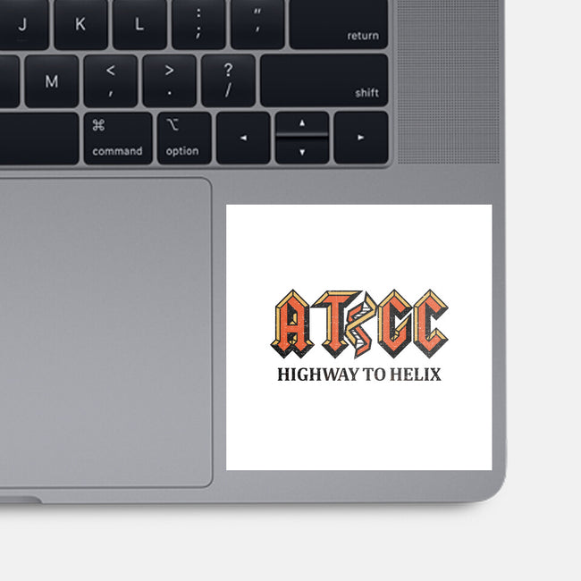 Highway To Helix-None-Glossy-Sticker-kg07
