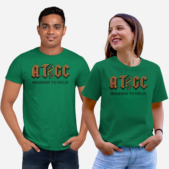 Highway To Helix-Unisex-Basic-Tee-kg07