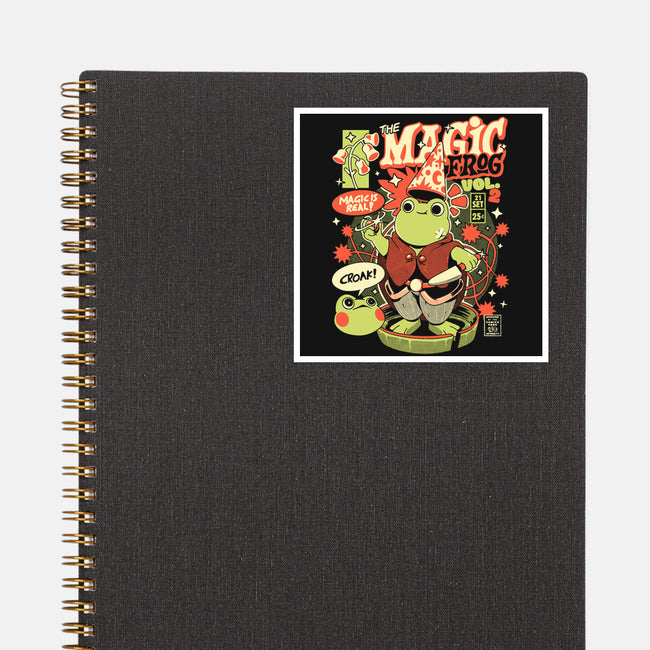 Magic Croak-None-Glossy-Sticker-ilustrata