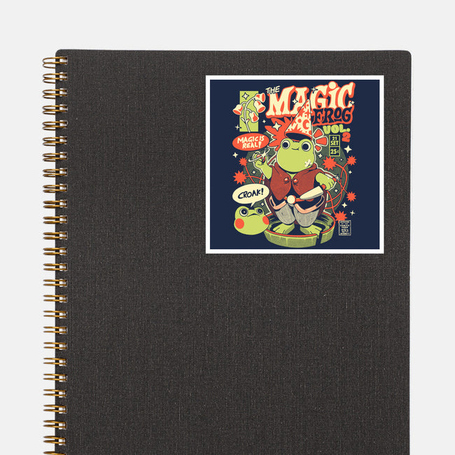 Magic Croak-None-Glossy-Sticker-ilustrata
