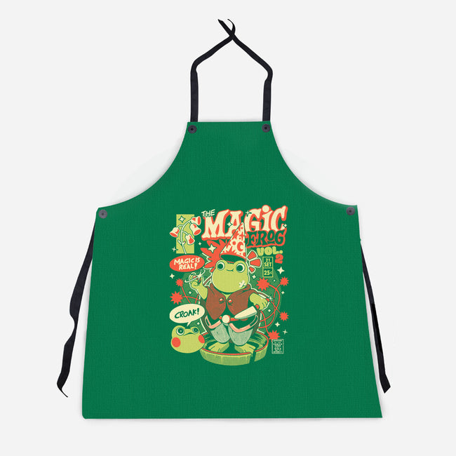 Magic Croak-Unisex-Kitchen-Apron-ilustrata