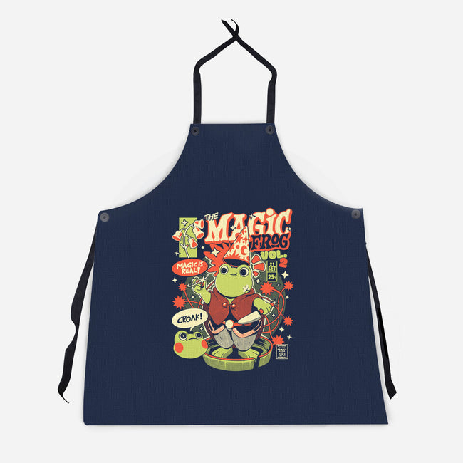 Magic Croak-Unisex-Kitchen-Apron-ilustrata