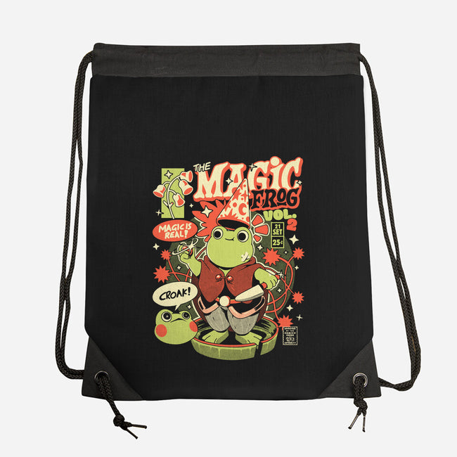 Magic Croak-None-Drawstring-Bag-ilustrata