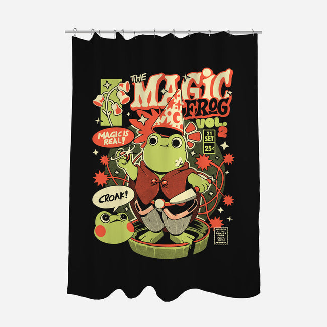 Magic Croak-None-Polyester-Shower Curtain-ilustrata