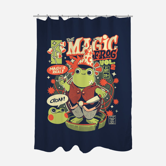 Magic Croak-None-Polyester-Shower Curtain-ilustrata