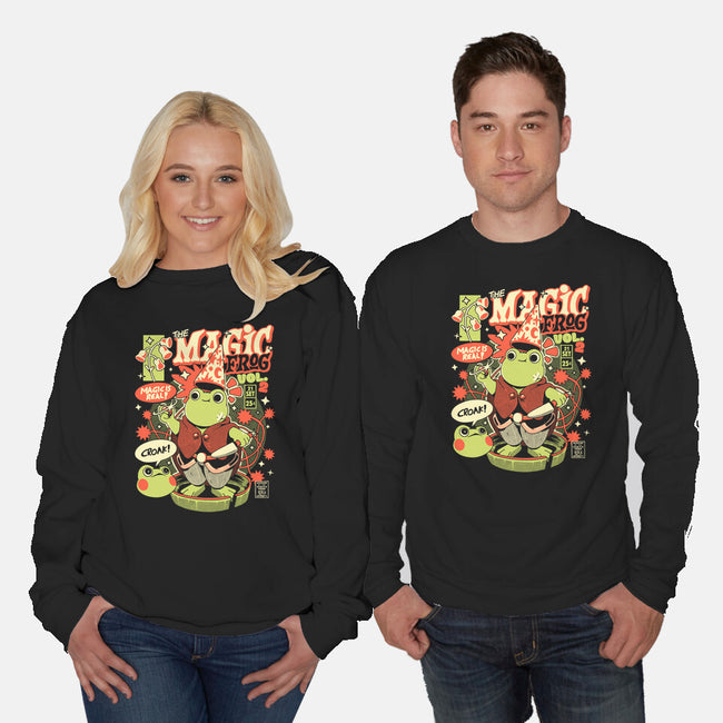 Magic Croak-Unisex-Crew Neck-Sweatshirt-ilustrata