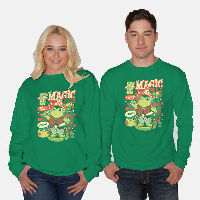 Magic Croak-Unisex-Crew Neck-Sweatshirt-ilustrata