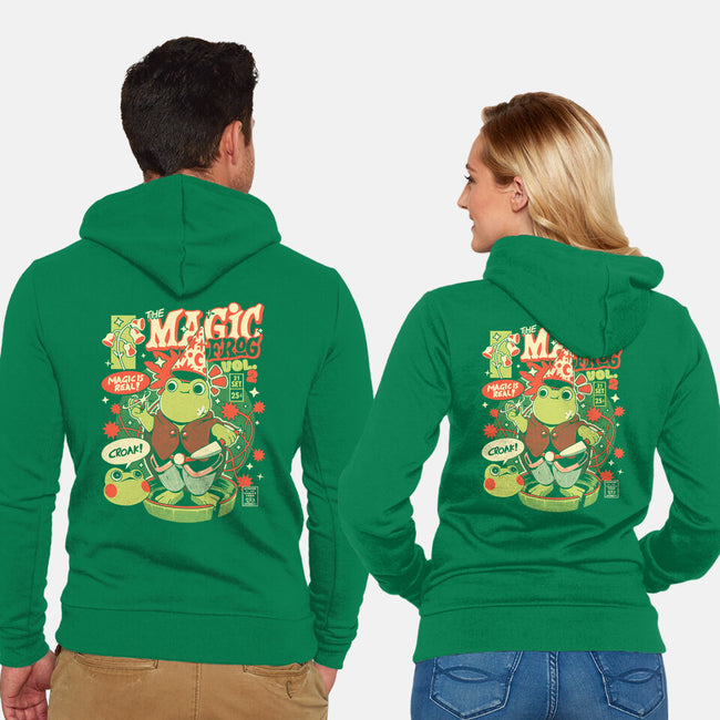 Magic Croak-Unisex-Zip-Up-Sweatshirt-ilustrata
