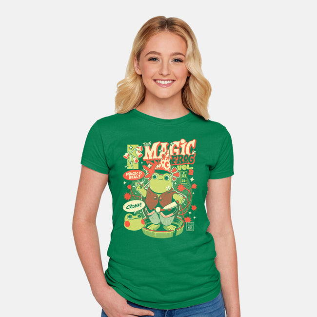 Magic Croak-Womens-Fitted-Tee-ilustrata
