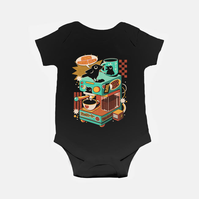 Strong Coffee-Baby-Basic-Onesie-ilustrata