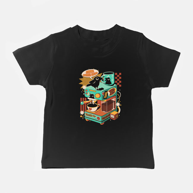 Strong Coffee-Baby-Basic-Tee-ilustrata
