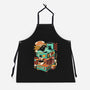 Strong Coffee-Unisex-Kitchen-Apron-ilustrata