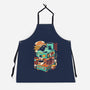 Strong Coffee-Unisex-Kitchen-Apron-ilustrata