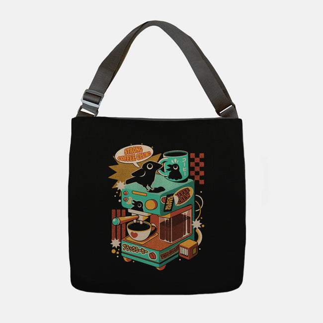 Strong Coffee-None-Adjustable Tote-Bag-ilustrata
